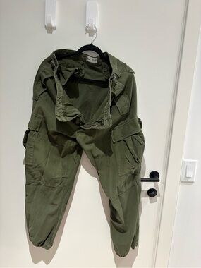 TNA Olive Green Cargo Joggers